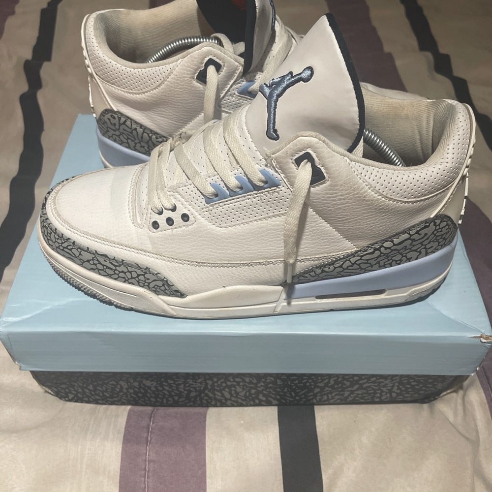 Jordan 3 UNC, 10.5